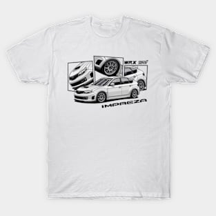 Impreza WRX STI, JDM T-Shirt